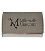 M Sword Leather Engraved Business Card Holder