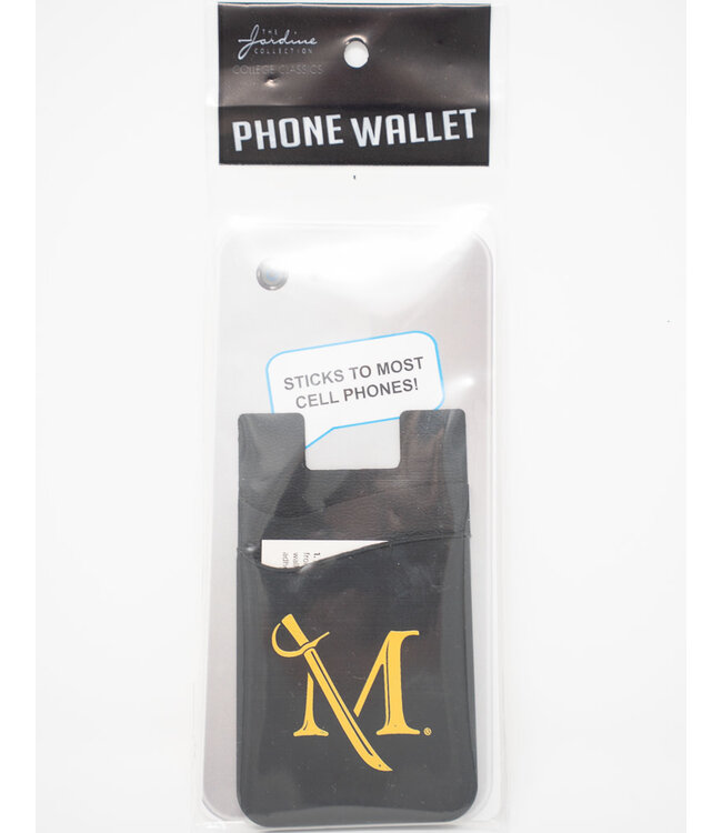 Dual Pocket M Sword Phone Card Holder