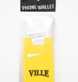 Dual Pocket Ville Phone Card Holder - Gold