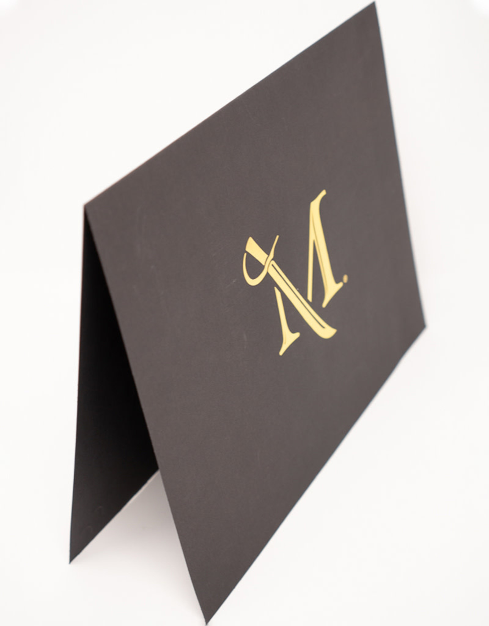 M Sword Black Linen Certificate Holder