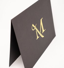 M Sword Black Linen Certificate Holder