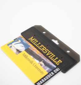 Half Swipe Id Card Holder - Black