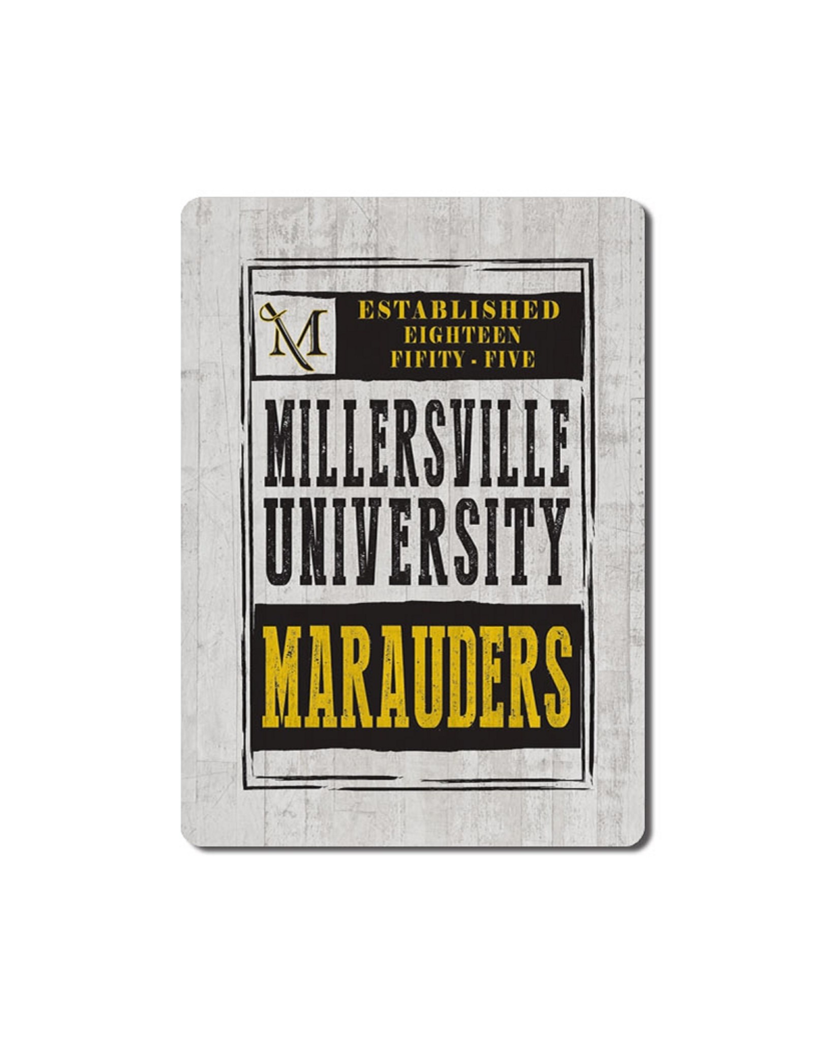 League Millersville Wooden Plank Magnet