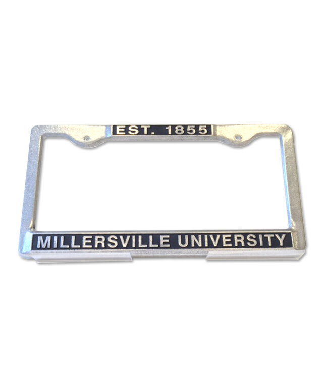 MU Est. 1855 Pewter License Plate Frame