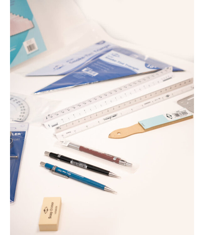Drafting Kit With 0.9 Mm Pencil