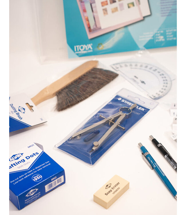 Drafting Kit With 0.9 Mm Pencil