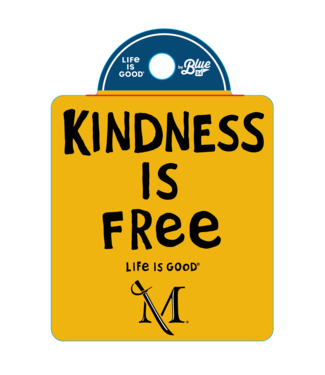 Life is Good "Life is Good" Kindness is free sticker