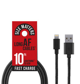 Long AF Lightning to USB Cable 10'