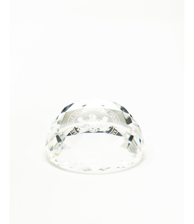 MU Seal Gem Cut Paperweight