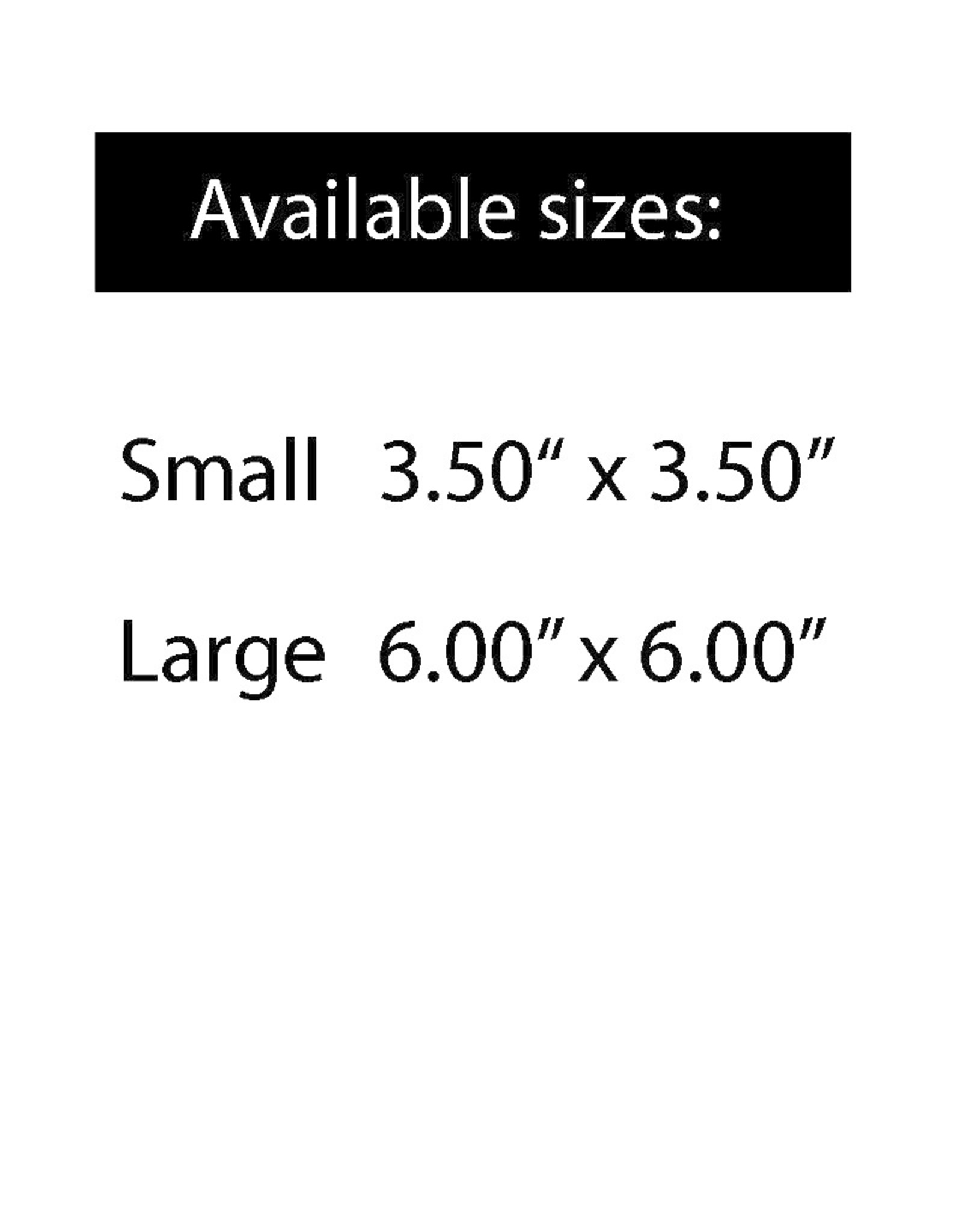 M Sword Decal Large