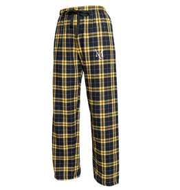 Black and Gold Flannel Pants