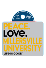 Peace Love Millersville Sticker