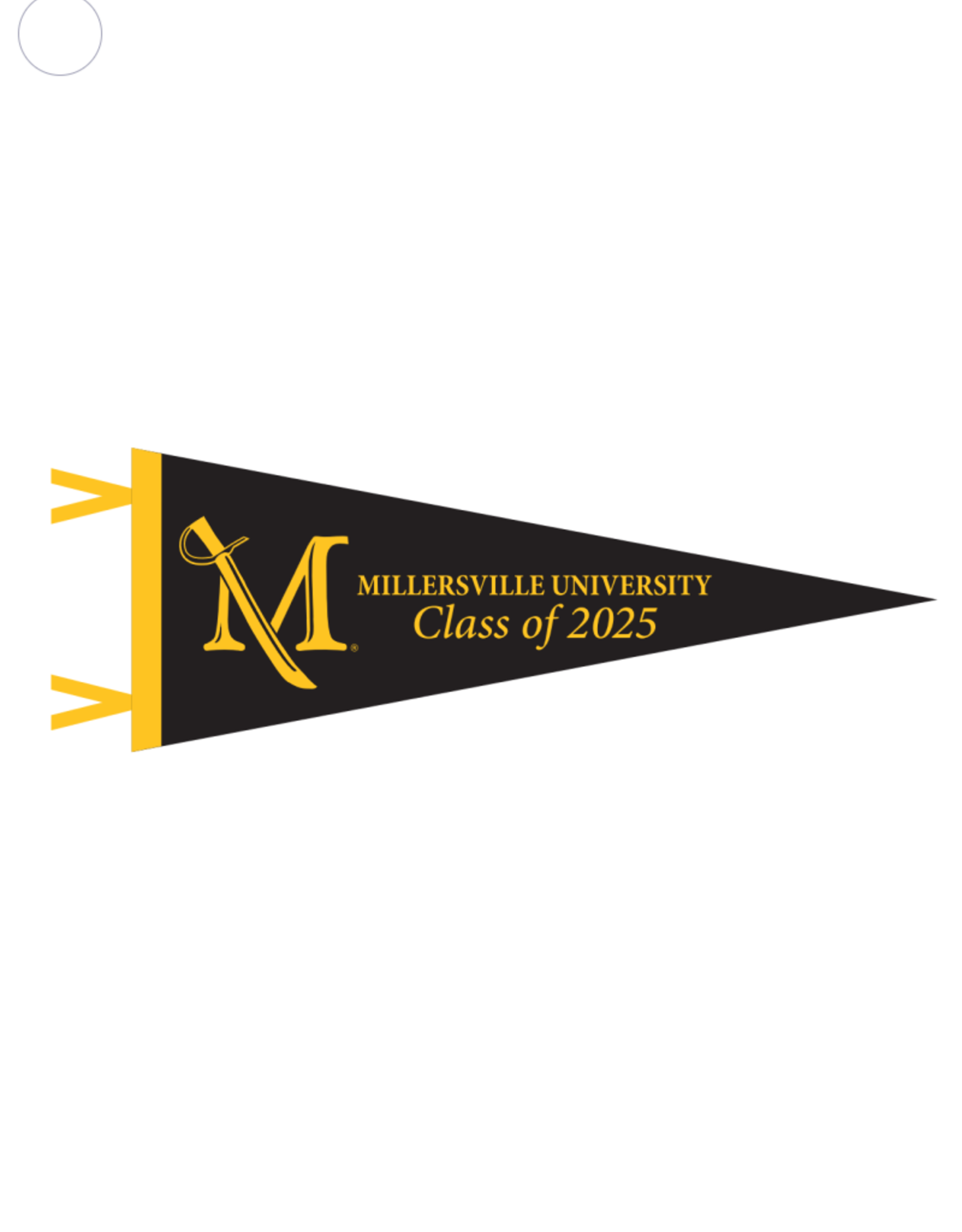 Class of 2025 Pennant Medium Millersville University Store