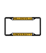 License Plate Frame Black & Gold