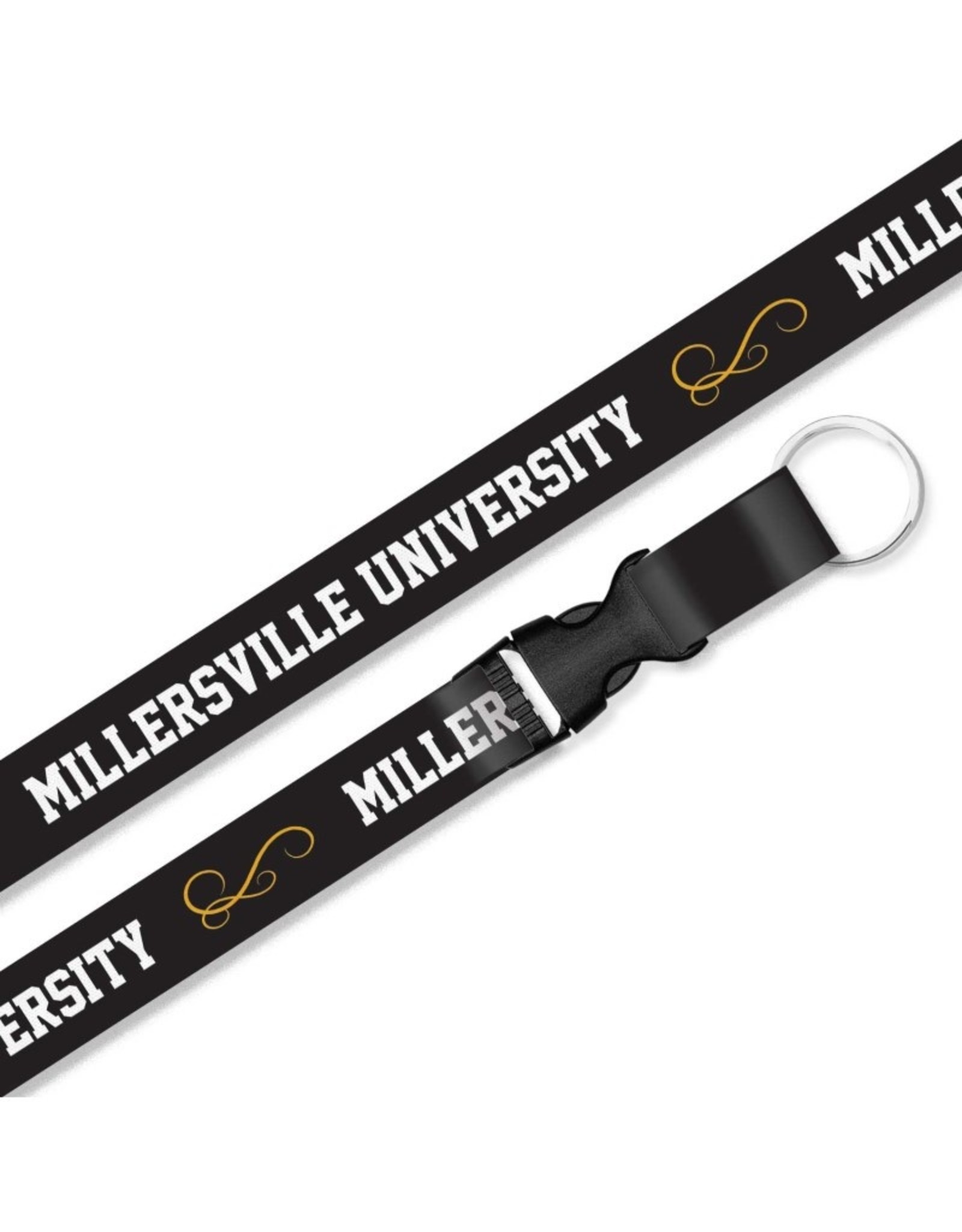 Gold Swirl Sublimated Lanyard