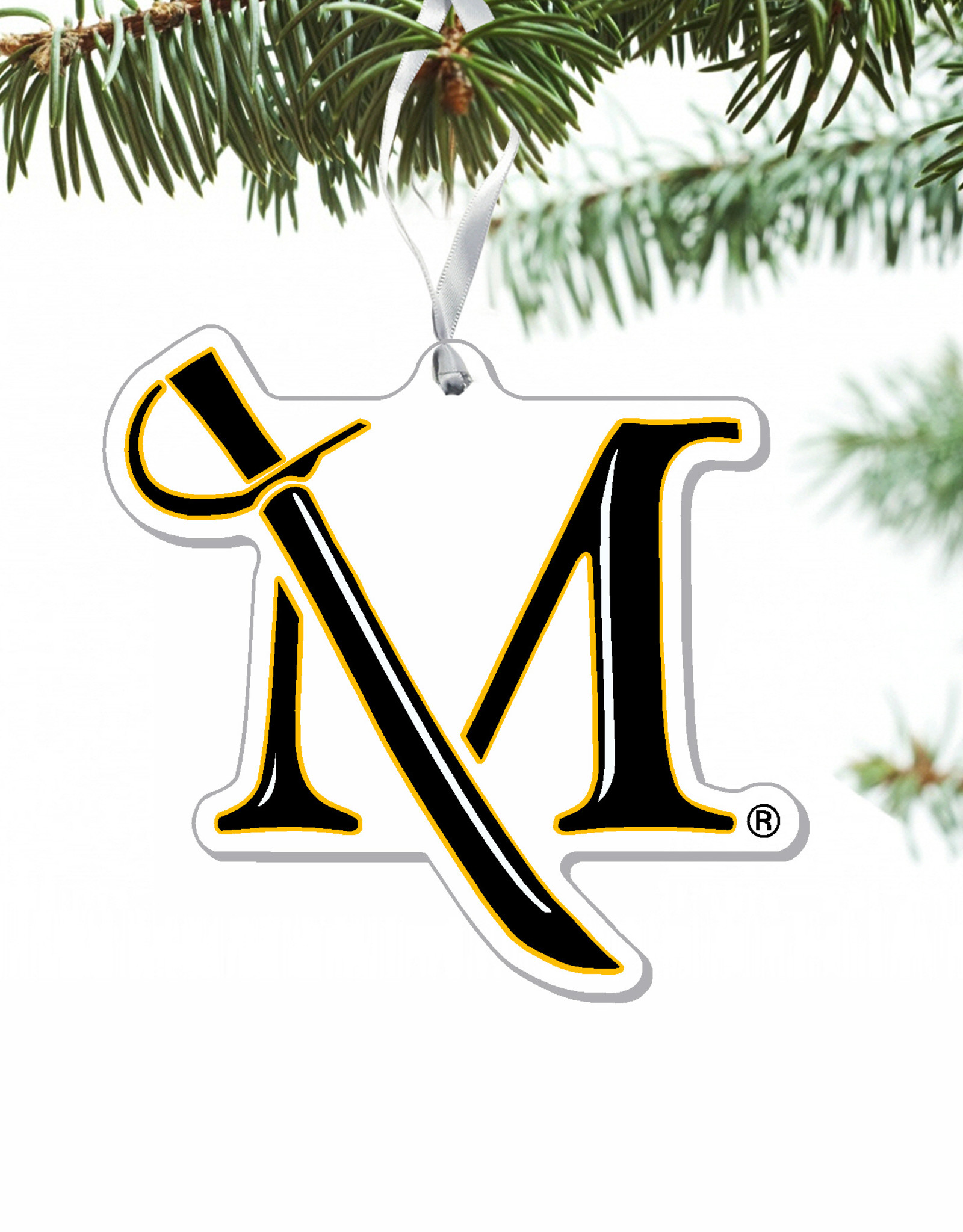 Acrylic M Sword Ornament