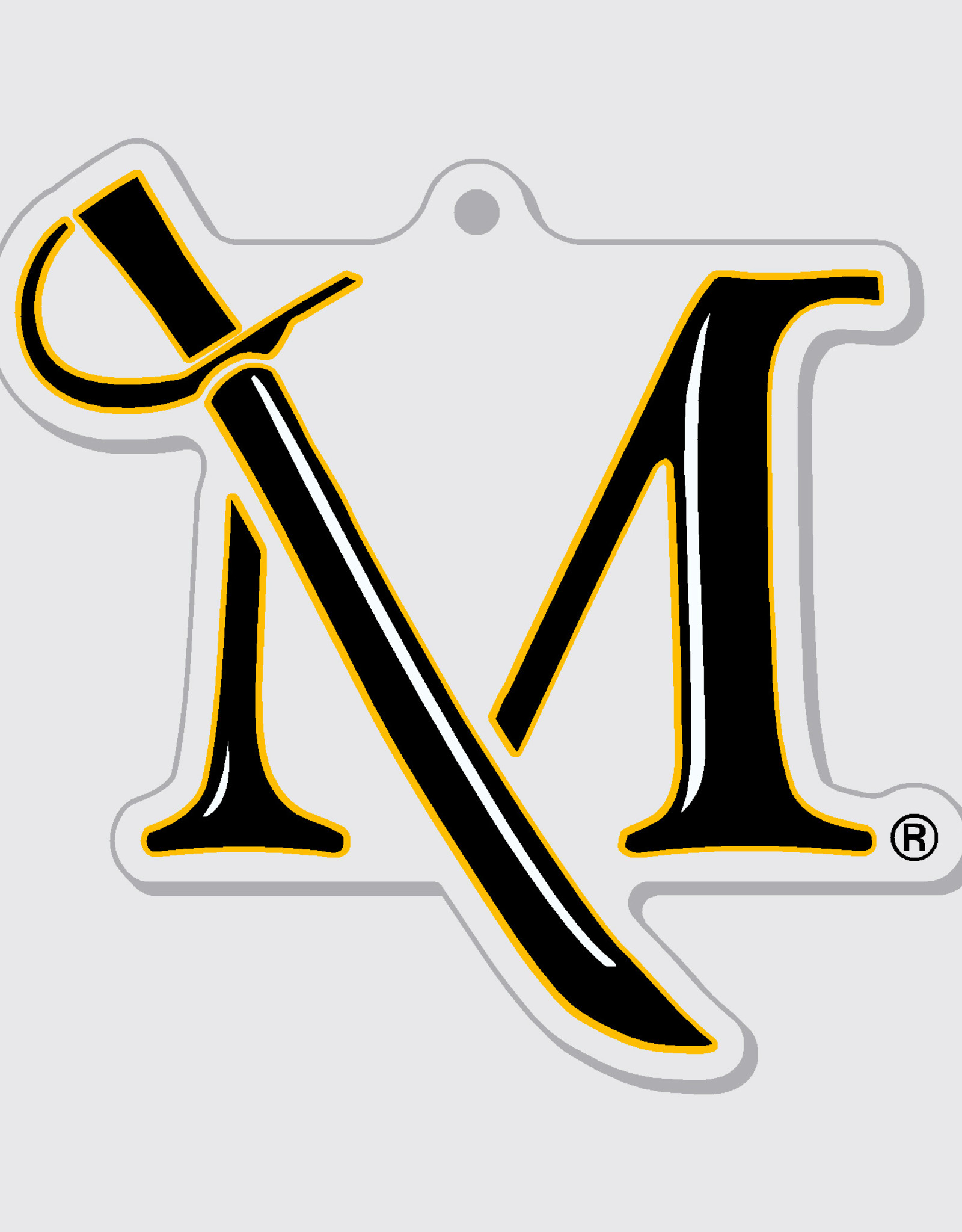 Acrylic M Sword Ornament