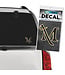 M Sword Decal -  Small Black and Gold