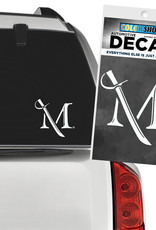 M Sword Decal Large