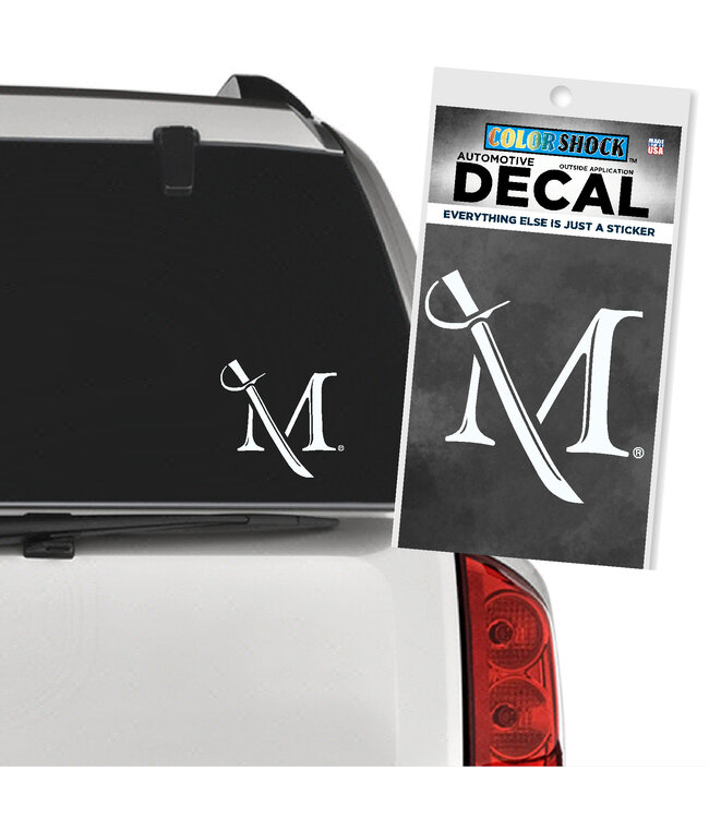 M Sword Decal Large