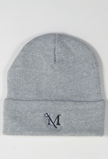 League Grey Marled Yarn Cuff Beanie