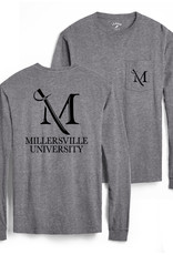 League Longsleeve Vintage Pocket Tee Midnight Heather