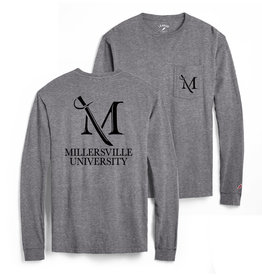 League Longsleeve Vintage Pocket Tee Midnight Heather