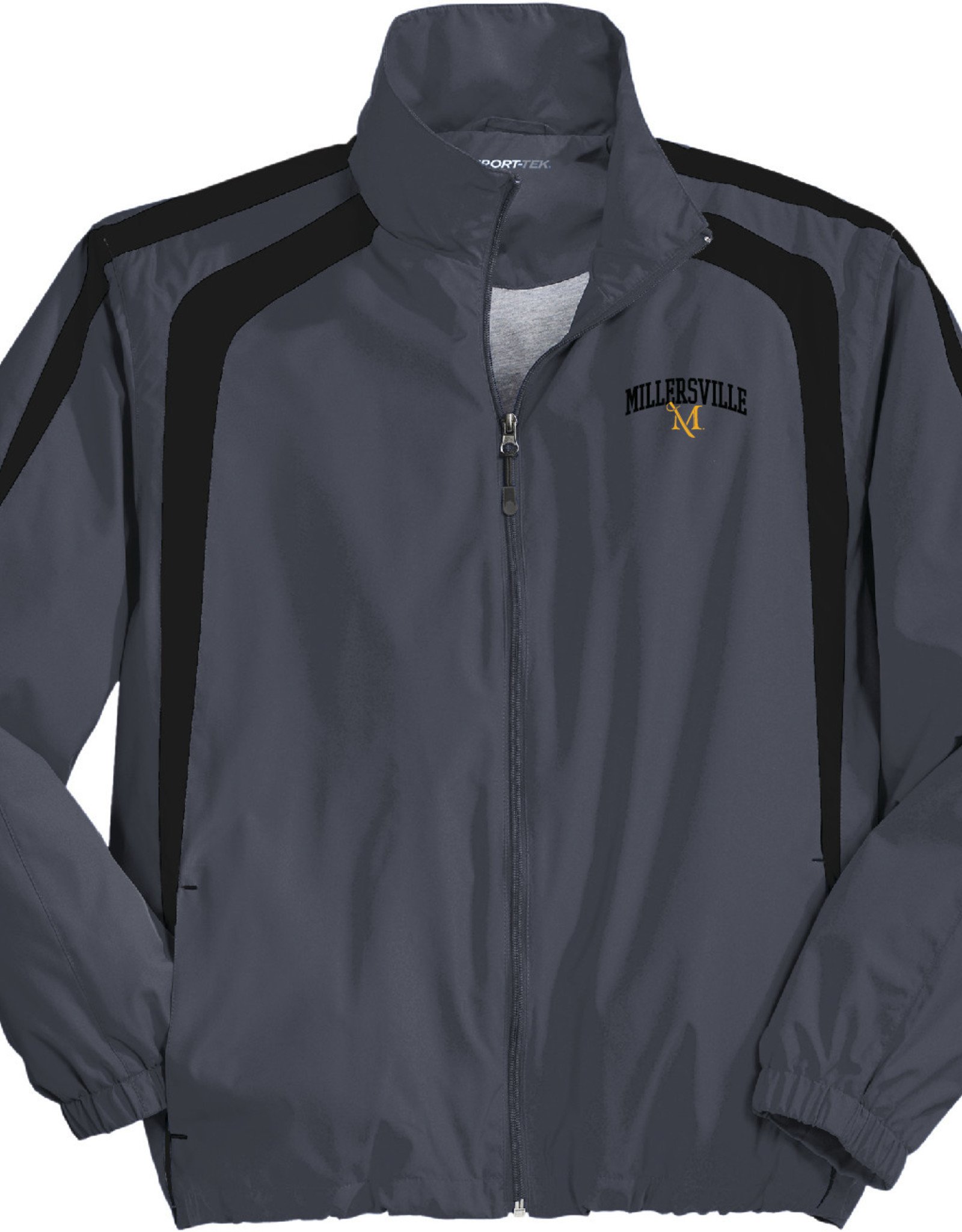 Grey Sport Tek Jacket With Raglan Sleeve