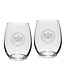 MU Seal 15oz Stemless Wine Glasses Set