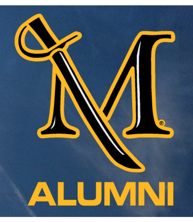 M Sword Over Alumni Decal