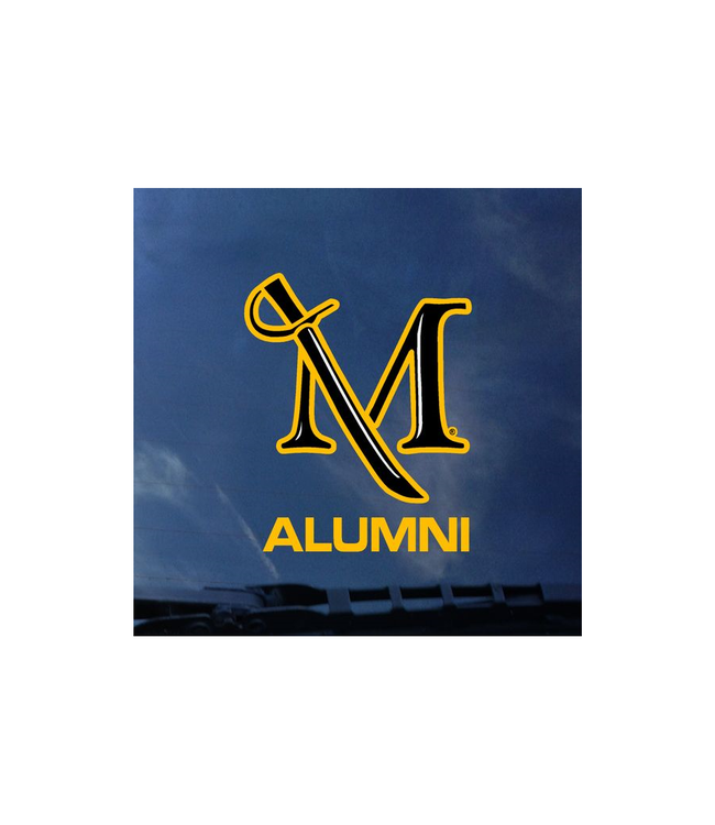 M Sword Over Alumni Decal