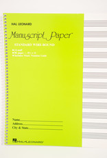 12 Staff Manuscript Paper Notebook - 96 pages