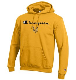 Champion Gold Eco Powerblend hood with Champion Logo