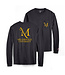 League Black Long Sleeve Pocket Tee
