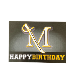 Millersville Happy Birthday M Sword Card