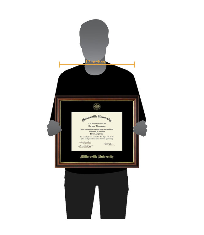 Regency Gold Text On Black Mat