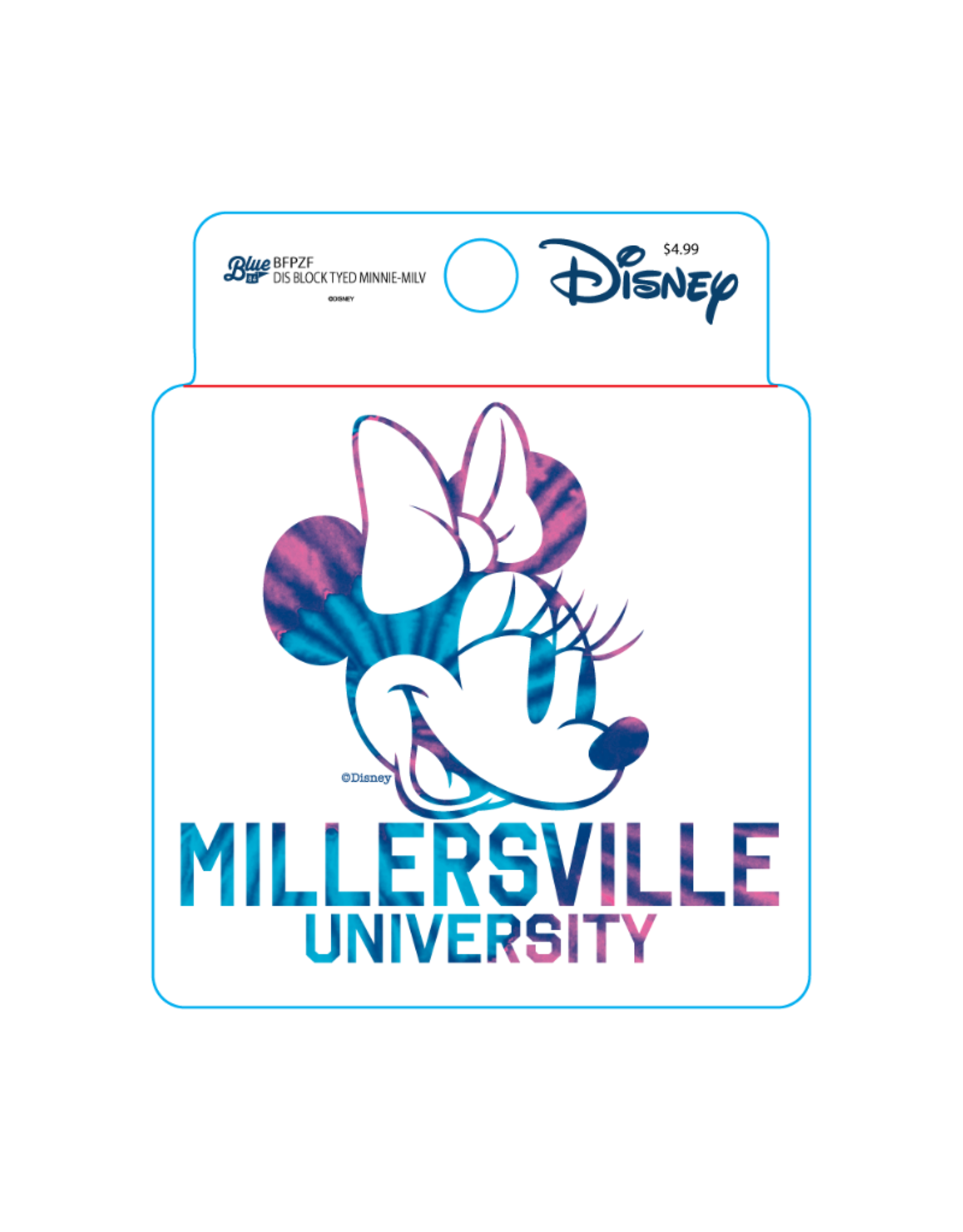 Disney Disney Tie Dye Minnie Sticker