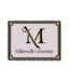 M Sword Tapestry Throw