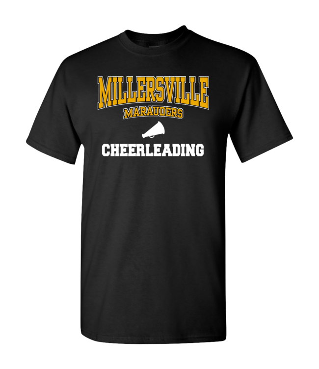 Millersville Marauders Sports Tee (A-K) Black