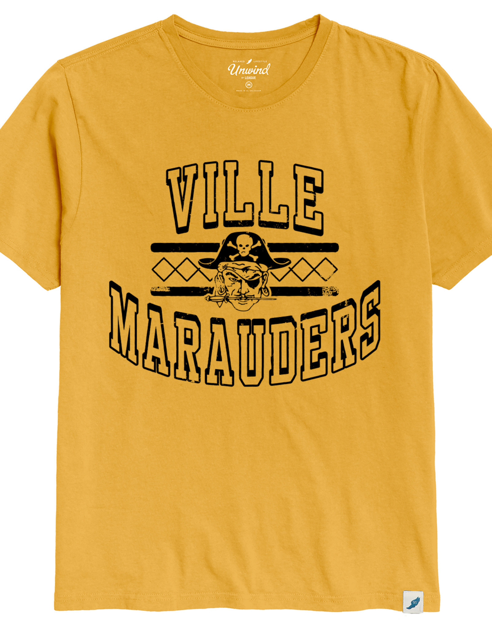 League Honey Tumble Wash Tee with Marauder