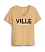 League Intramural Boyfriend V-Tee Heather Varsity Gold