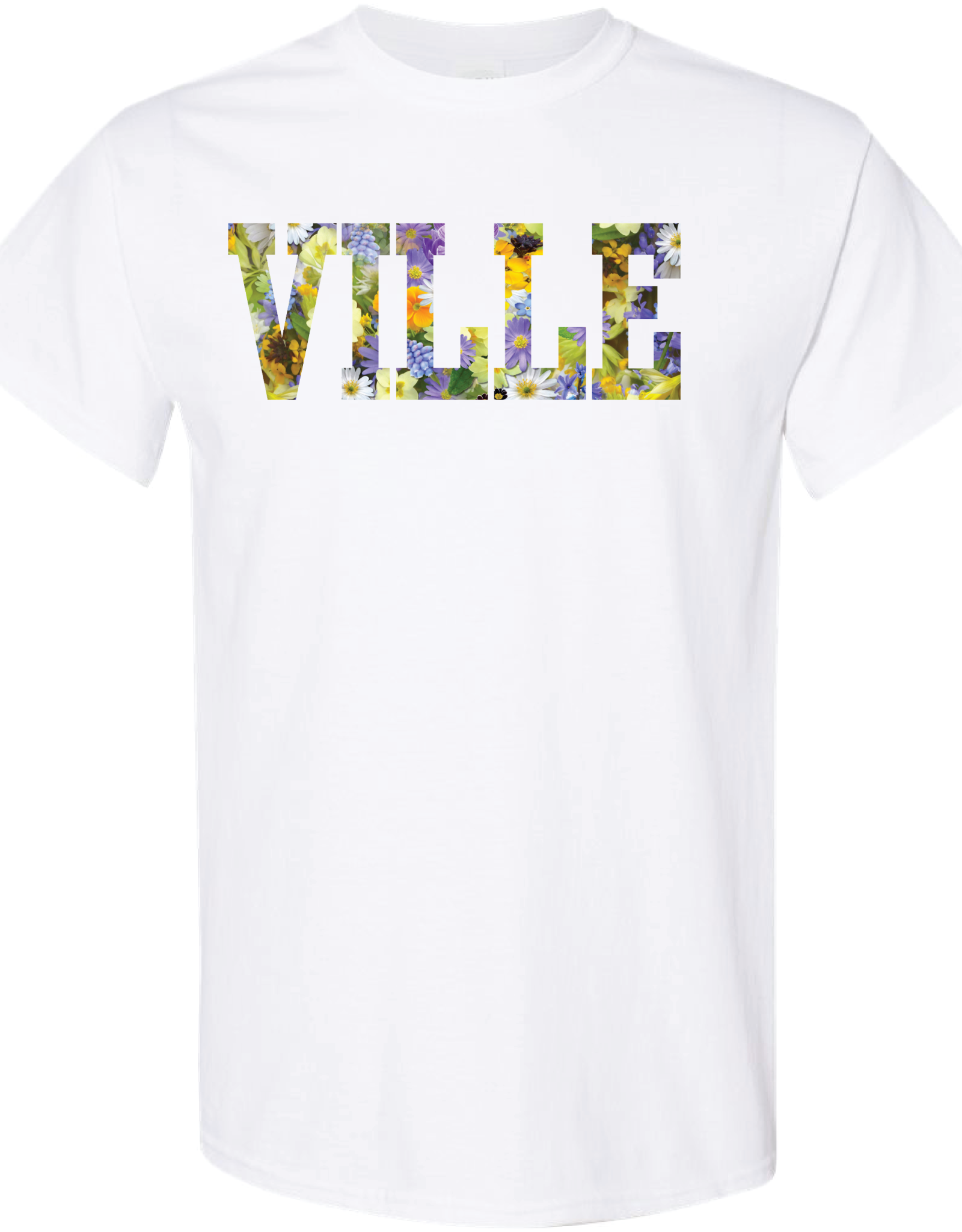 Ville Floral Tee White