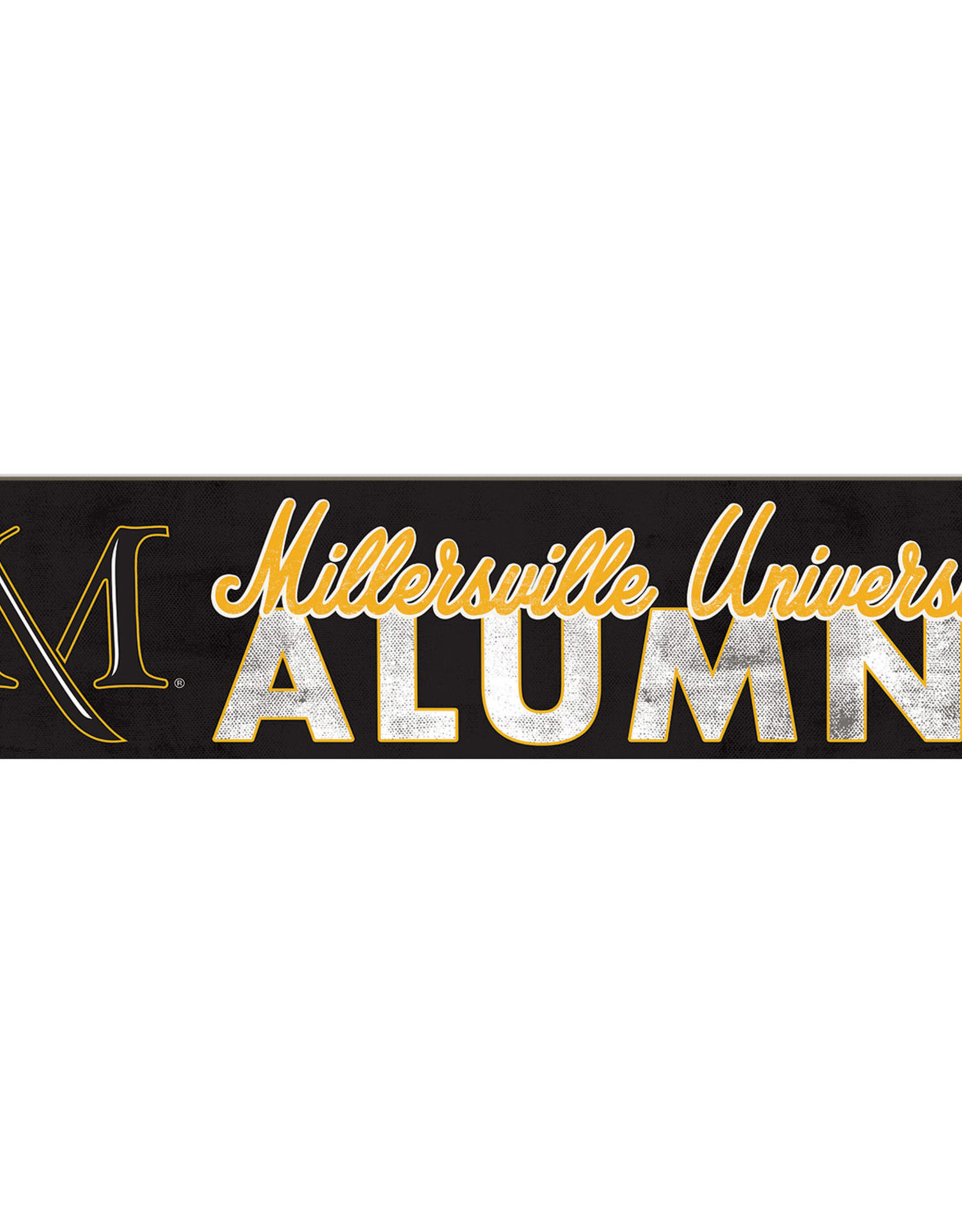 M Sword Wooden Alumni Plaque