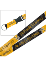 Black and Gold Sublimated Lanyard