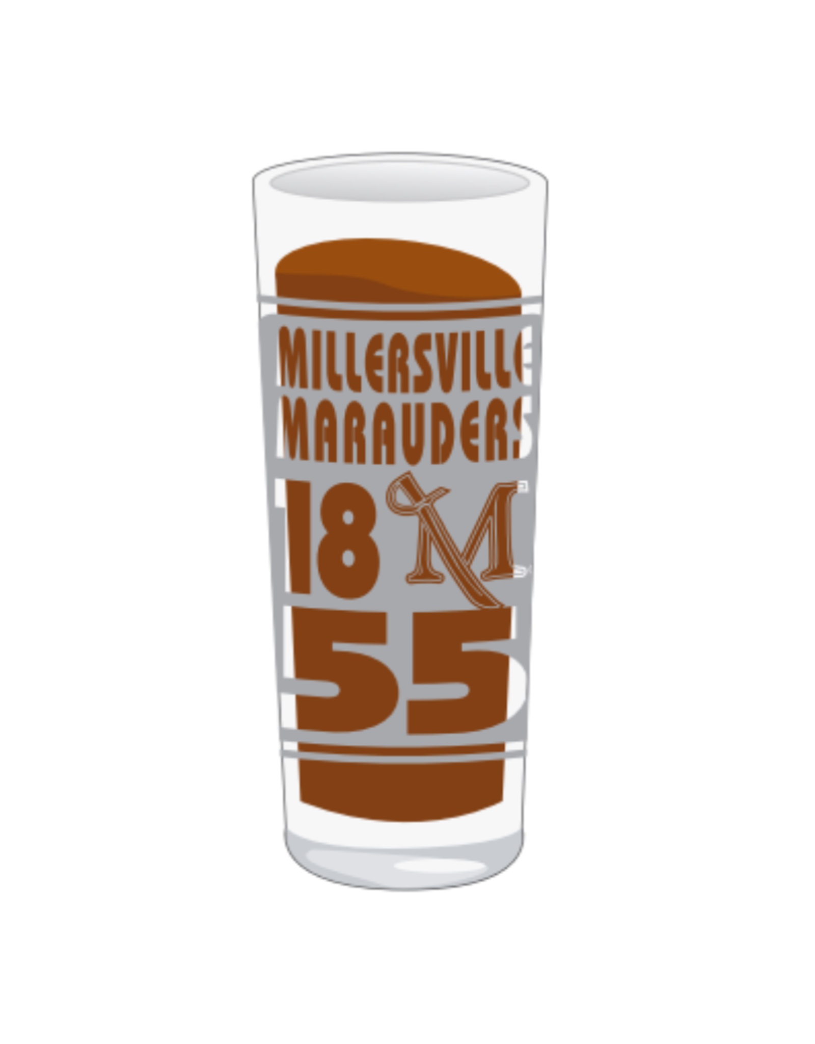 Ultra Engraved Tall Shot Glass Millersville University Store