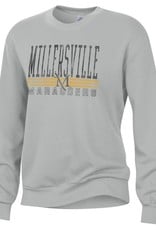 Alternative Apparel Washed Terry Throwback Pullover Light Grey