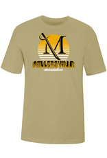 Neon Sign Short Sleeve Tee Vintage Gold