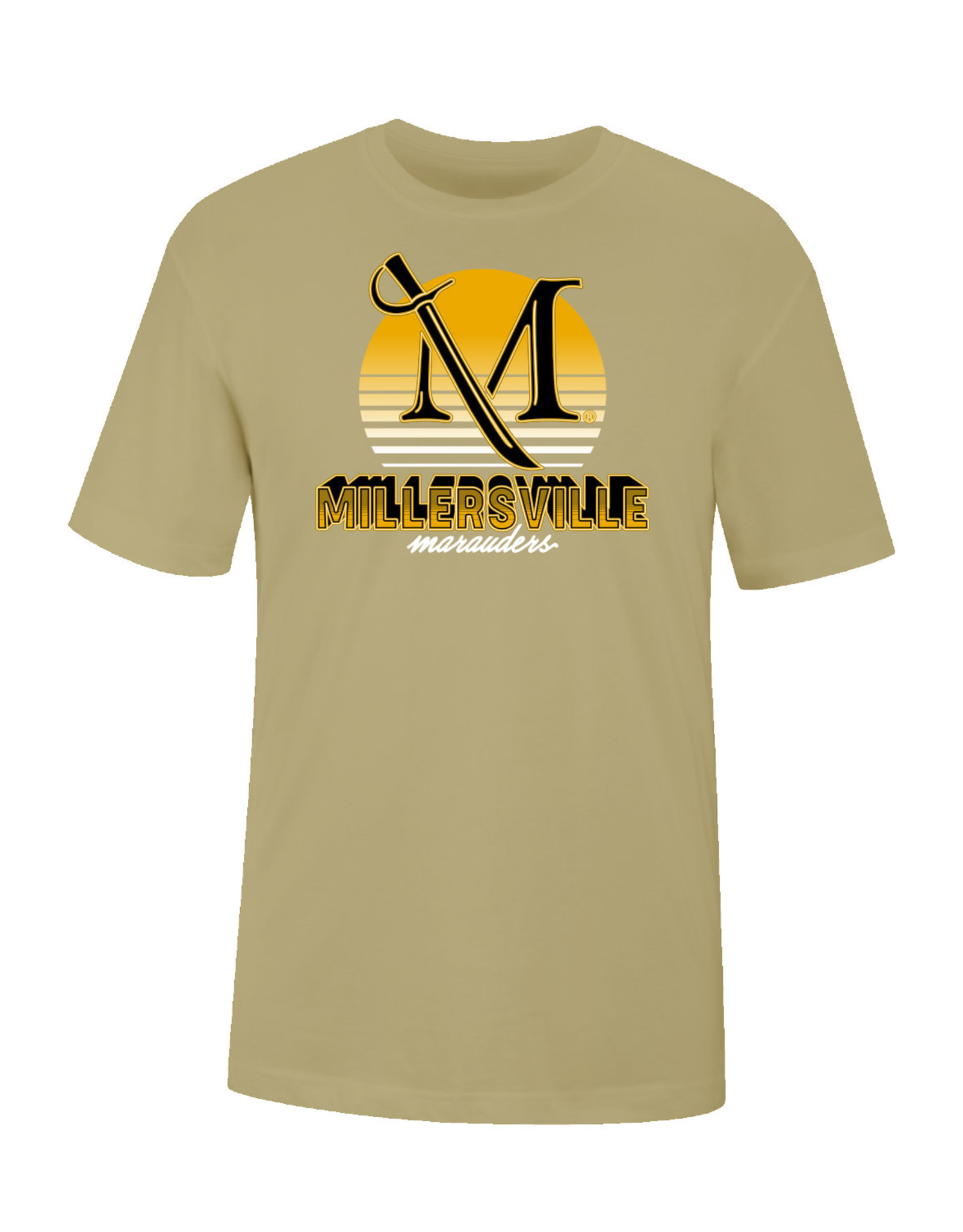Neon Sign Short Sleeve Tee Vintage Gold