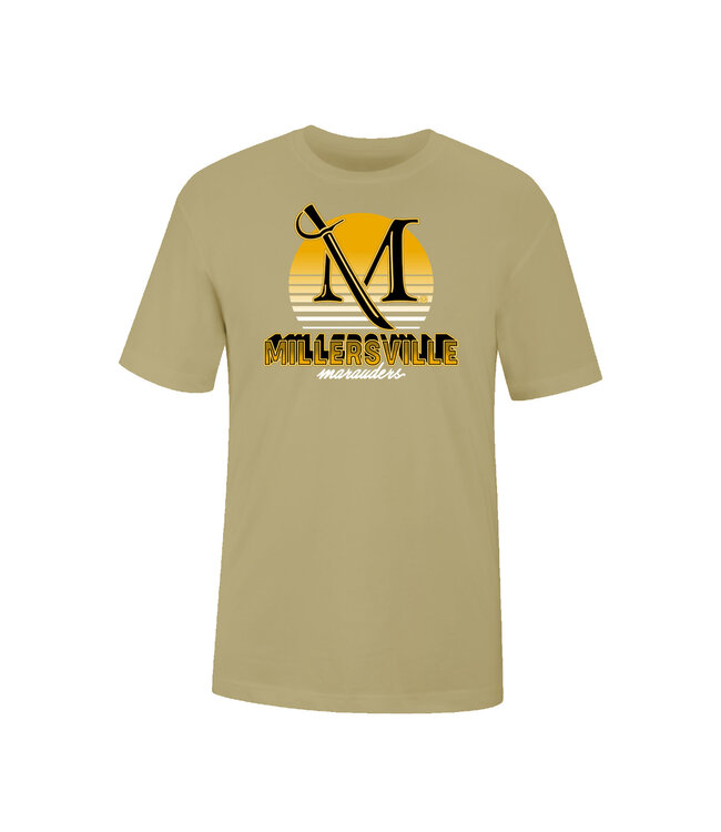 Neon Sign Short Sleeve Tee Vintage Gold