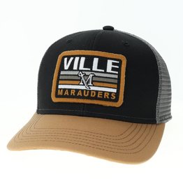Mid Pro Snapback Black/Caramel with Ville Marauders patch